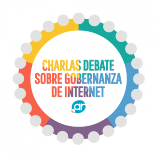 Logo charlas debate sobre gobernanza de internet