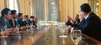 Participantes de la ceremonia de lanzamiento de la Red Anycast de Argentina