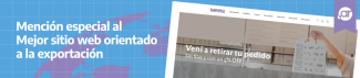 mención especial al mejor sitio web orientado a la exportación y la web de rapanui.ar 